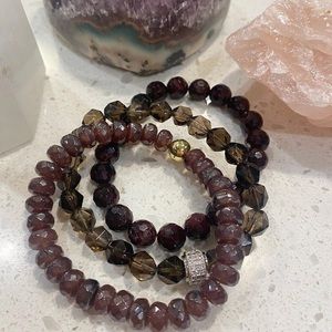 HEALING CRYSTAL BRACELETS HOLIDAY STACK